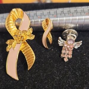 Avon Pink Ribbon Jewelry Set